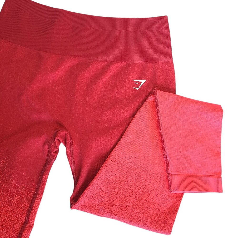 Gymshark Adapt Ombre Seamless Leggings Small? Pink High Rise Athletic Athleisure - Picture 2 of 10